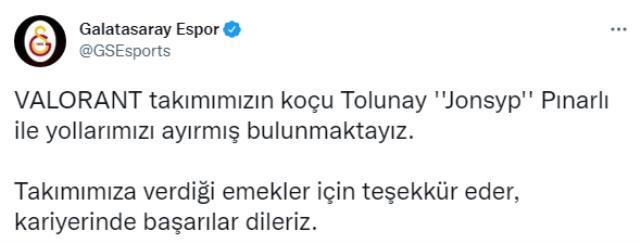 Beklenen ayrılık geldi! Galatasaray Espor bir isime daha veda etti