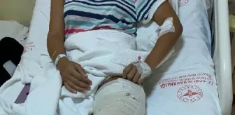 Ece'nin bacağına, yüzerken yorgun mermi isabet etti