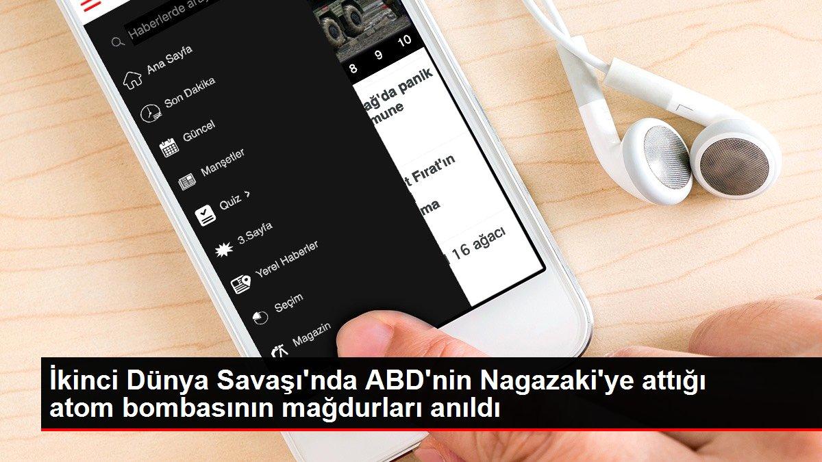 Son dakika haberi! İkinci Dünya Savaşı'nda ABD'nin Nagazaki'ye attığı atom bombasının mağdurları anıldı
