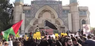 İran'da Filistin'e destek gösterisi