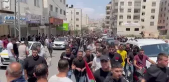 Son dakika gündem: İsrail askerlerinin Batı Şeria'da öldürdüğü 3 Filistinli için cenaze töreni