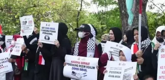 Son dakika haberi! Endonezya'da, İsrail'in Gazze'ye yönelik saldırıları protesto edildi