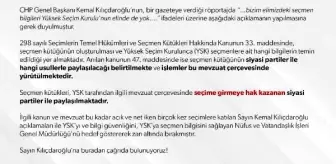 İçişleri Bakanlığı'ndan, Kılıçdaroğlu'nun YSK ile ilgili iddialarına açıklama