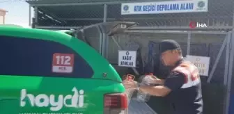 Jandarmadan hayvanlara şamandıra sistemli su ve yem kapları