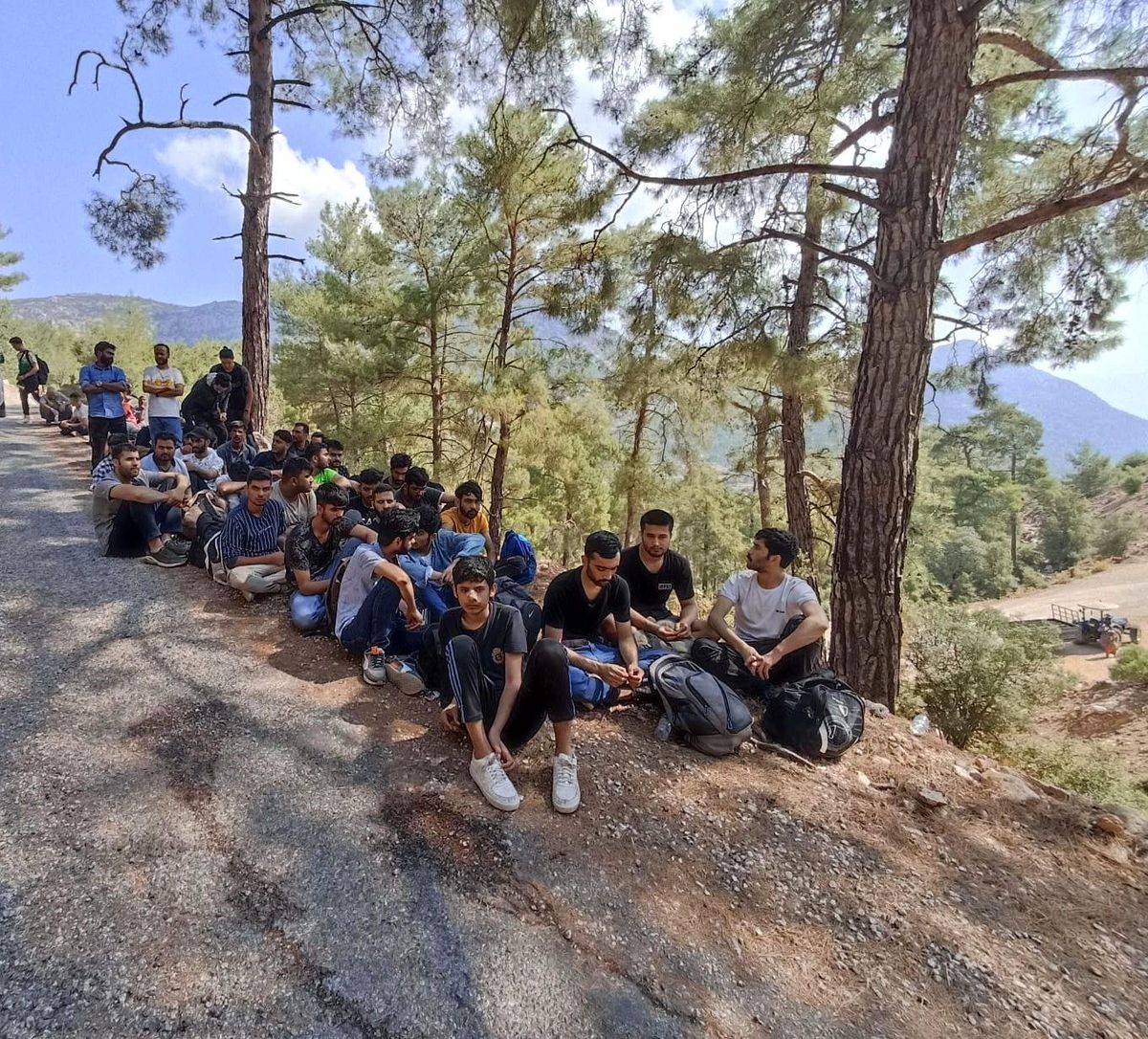 Muğla haberi! Seydikemer'de ormanlık alanda 89 düzensiz göçmen yakalandı
