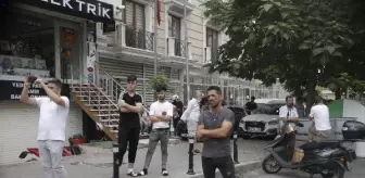 Şişli'de iş makinesi doğalgaz borusunu deldi