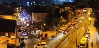 Zeytinburnu'nda sanayi sitesinde çıkan yangında patlamalar yaşanırken, iş yeri sahibi, 'Allah'ım bu nasıl acı' diye feryat etti