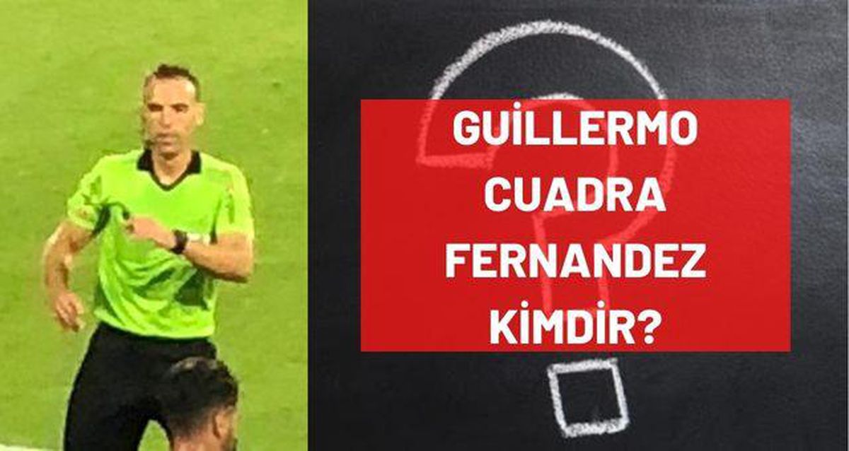 Guillermo Cuadra Fernandez kimdir? Konyaspor - Vaduz maçının hakemi kimdir? Guillermo Cuadra Fernandez kaç yaşında, nereli, mesleği ne?