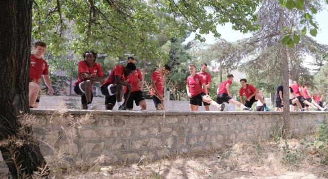 Konya halkı şaştı kaldı! Konyaspor'un Avrupa'daki rakibi Vaduz'dan bir garip idman