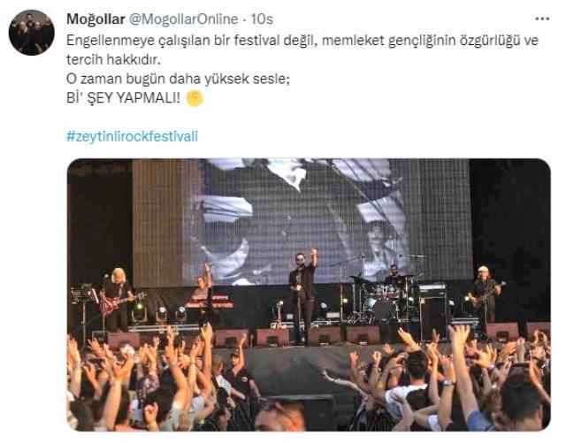 Ünlü isimler, Zeytinli Rock Festivali'nin iptal edilmesine tepki gösterdi