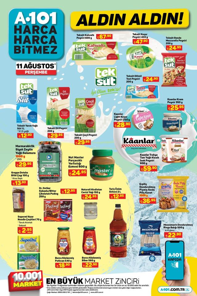11 Ağustos A101 kataloğu: A101'e gelen ürünler! A101 bu hafta katalog ürünleri neler? A101'e gelecek ürünler ve A101 fiyat listesi!