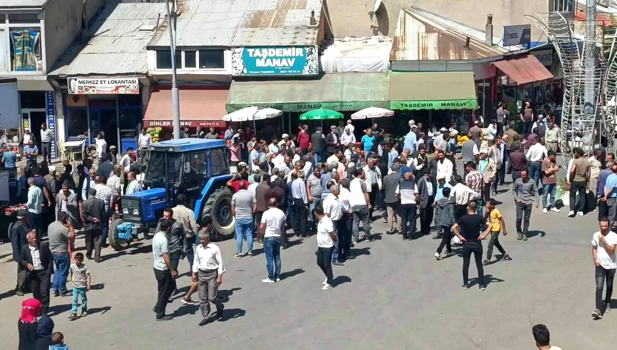 Son Dakika | Taşlıçay'da çarşı ortasında kavga