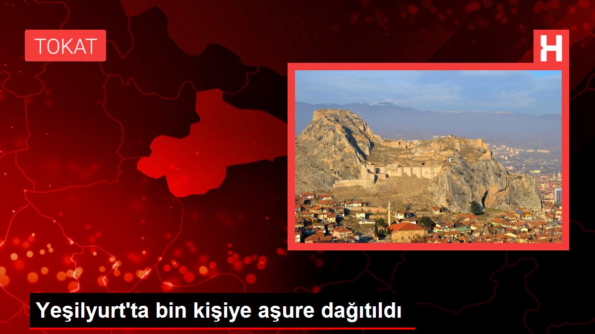 Tokat haber | Yeşilyurt'ta bin kişiye aşure dağıtıldı