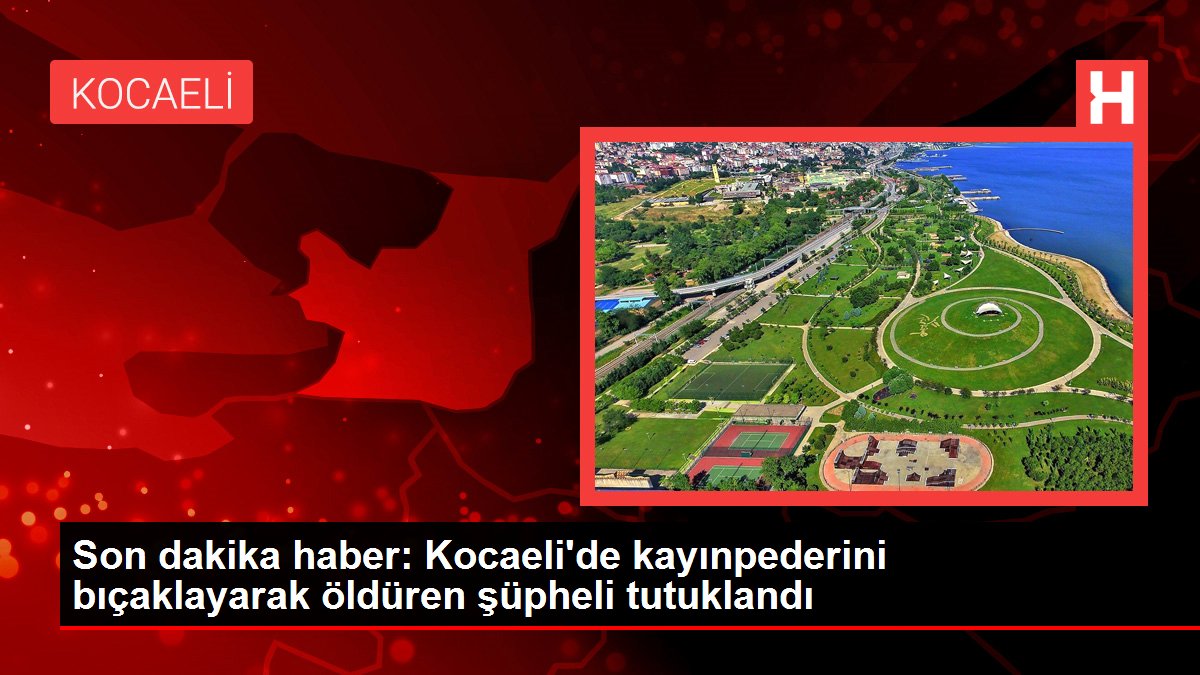 Son dakika haber: Kocaeli'de kayınpederini bıçaklayarak öldüren şüpheli tutuklandı