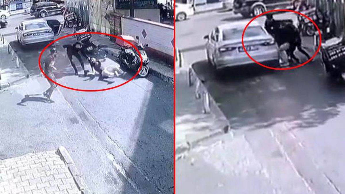 İstanbul'da film sahnelerini aratmayan olay kamerada: Biber gazı sıkıp kaçırmaya çalıştılar
