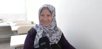 Belediyenin kursuyla 78 yaşında okuma-yazma öğrendi