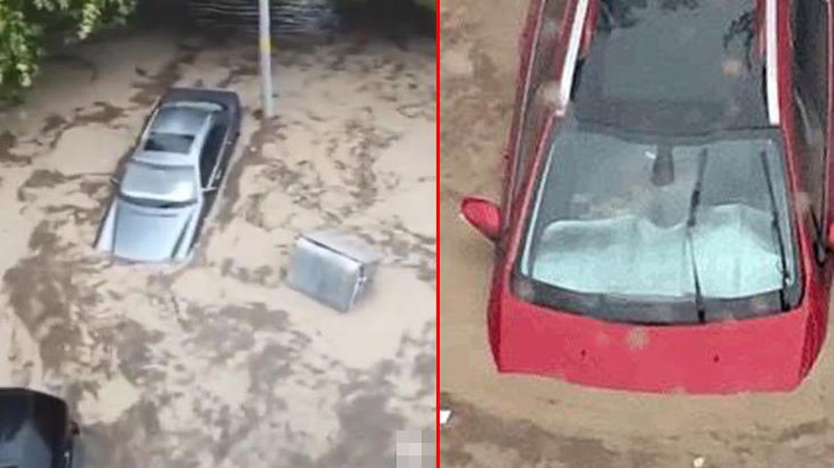 Bursa'da yaz yağmuru sele dönüştü! İşte hayatın felç olduğu kentten ilk görüntüler