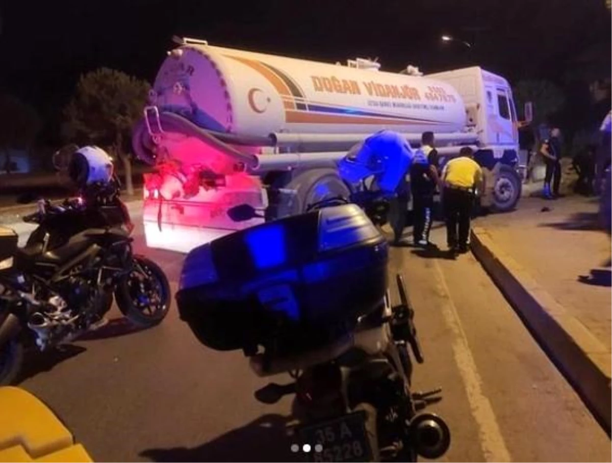 Çeşme'deki kazada motosikletli kurye hayatını kaybetti
