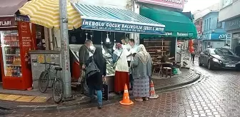 Olta ile tutulan palamutlar, tezgahları süsledi