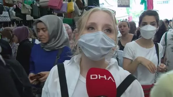 Ünlülerin bile akın ettiği pazarda 5 bin liraya çanta satılıyor