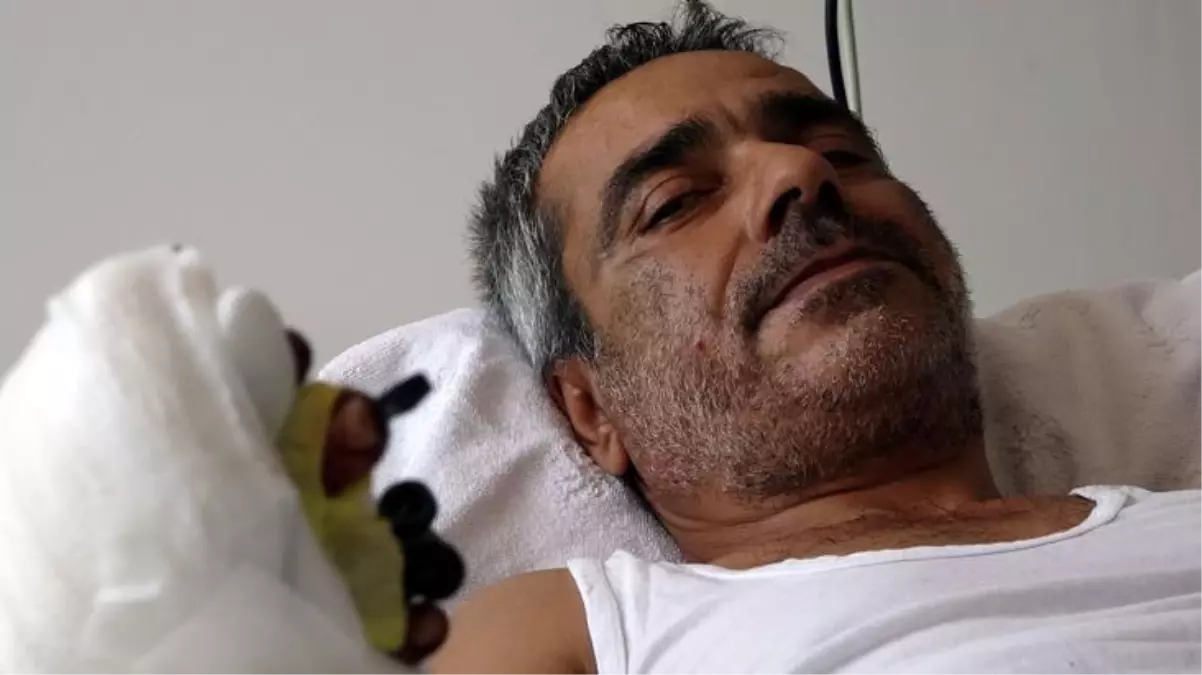 Elini giyotin makasına kaptırdı, kopan parmaklarını poşetle hastaneye götürdü
