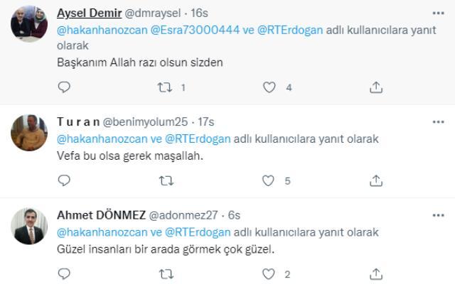 Hakan Taşıyan'ın Cumhurbaşkanı Erdoğan'a olan vefası Twitter'da gündem oldu Hakan Taşıyan'ın Cumhurbaşkanı Erdoğan'a olan vefası Twitter'da gündem oldu