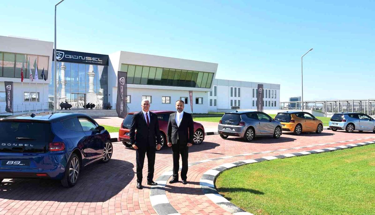 KKTC Ekonomi ve Enerji Bakanı Olgun Amcaoğlu GÜNSEL'i ziyaret etti