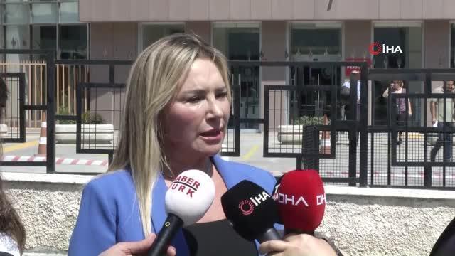 Öldürülen eşinin duruşmasına katılan Ece Erken, baygınlık geçirdi