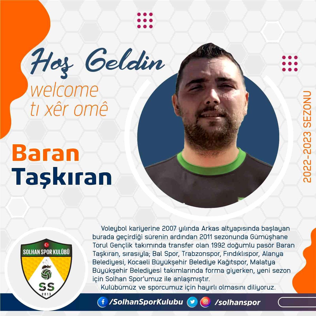 Bingöl haberi: Solhan Spor'da dört imza