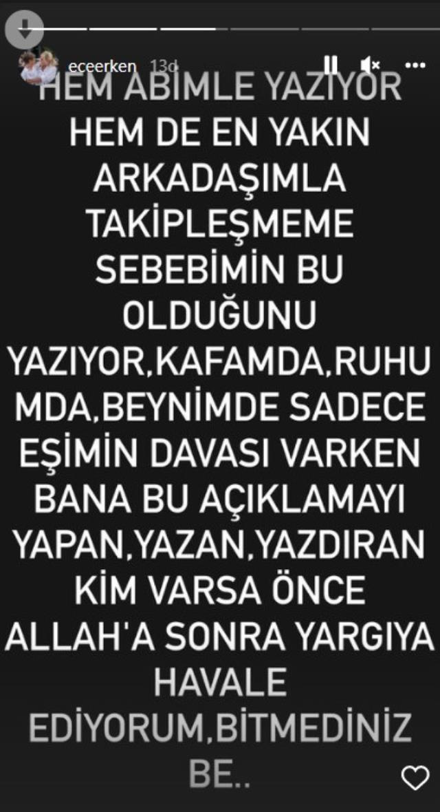 Ece Erken, yakın arkadaşının eşiyle yasak aşk yaşadığı iddiasını yalanladı
