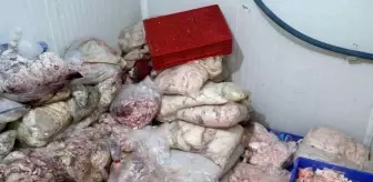 Elazığ haber: Elazığ'da ele geçirilen çürük etlerin görüntüleri paylaşıldı