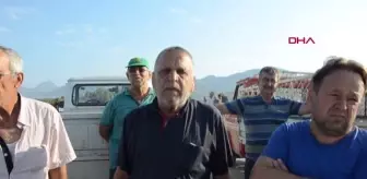 TOZDAN RAHATSIZ OLAN MAHALLELİ, YOL KAPATTI