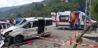 Trabzon'da 4 gün önce evlenen çifti trafik kazası ayırdı