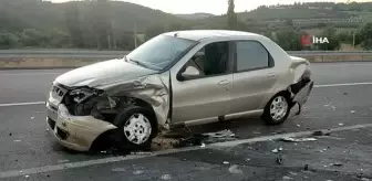 Son dakika haberleri! Manisa'da iki otomobil çarpıştı: 2'si çocuk 7 yaralı