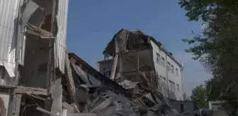 Saldırılar sonucu 'Harkiv Politeknik Enstitüsü' binası kullanılamaz hale geldi