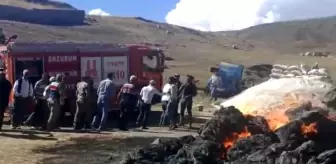 Balıkesir 3. sayfa: 10 bin balya ot yanarak kül oldu