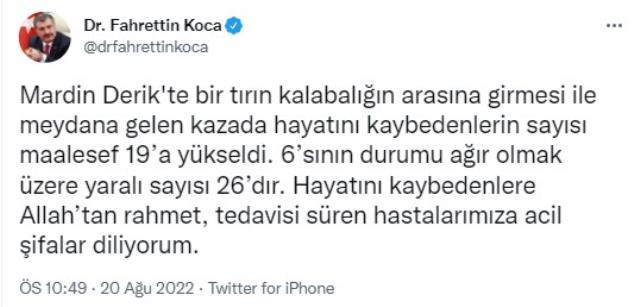 Mardin'de tırın kalabalığın arasına daldığı kazayla ilgili adli tahkikat başlatıldı