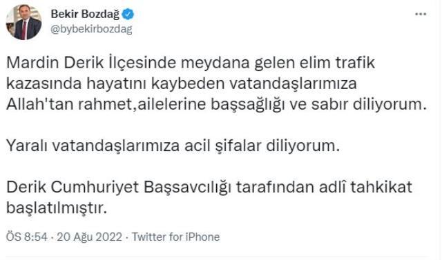 Mardin'de tırın kalabalığın arasına daldığı kazayla ilgili adli tahkikat başlatıldı