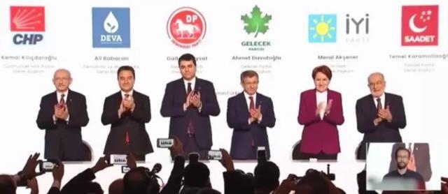 6'lı masa toplantısına damga vuran olay! Partiler aynı anda 'Hep birlikte güzel yarınlara' paylaşımı yaptı