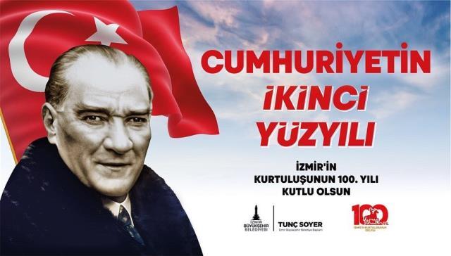 İYİ Partili Dervişoğlu'ndan Tunç Soyer'e afiş tepkisi