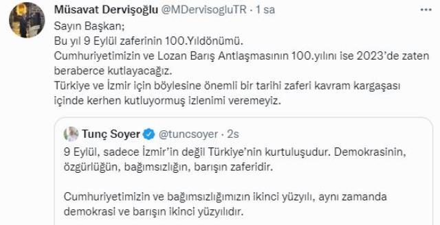 İYİ Partili Dervişoğlu'ndan Tunç Soyer'e afiş tepkisi