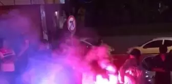 Son dakika gündem: Kağıthane'de asker eğlencesinde ağzında meşaleyle dans etti