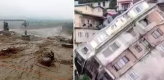 Hindistan'ı sel felaketi ve heyelan vurdu: 40 kişi hayatını kaybetti