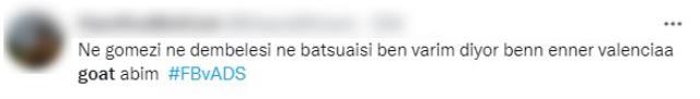 Fenerbahçeliler Valencia'ya neden 'GOAT' diyor? Sosyal medya yıkıldı, paylaşımlar 100 bini geçti