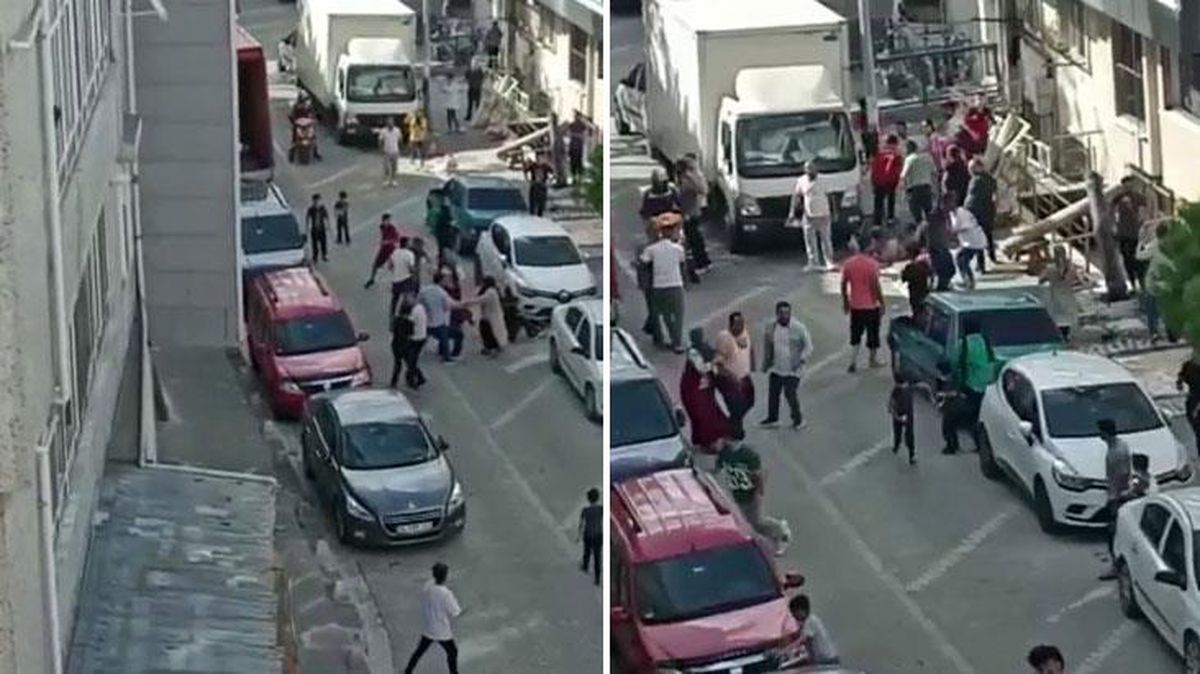 İki kadının kavgasına erkekler de dahil olunca ortalık savaş alanına döndü: 1 yaralı