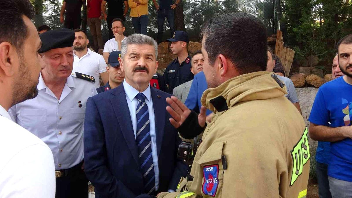 Vali Ergün: 'Yangının openet kısmından çıktığı söyleniyor'