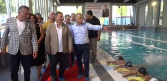 İzmir haber: Bornova Çamdibi Yüzme Havuzu'nda İlk Kulaçlar Milli Yüzücü İlker Altınbilek'ten