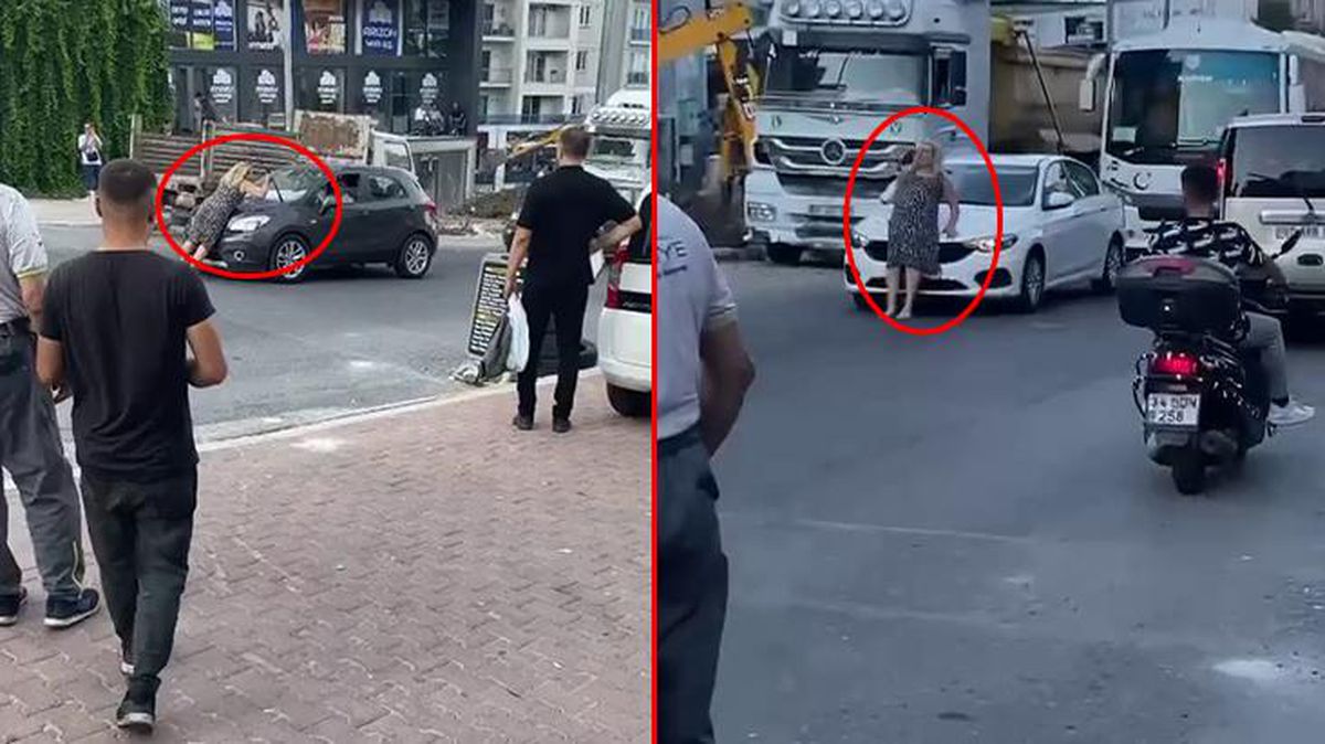 Esenyurt'ta sevgilisi ile tartışan alkollü kadın, ortalığı birbirine kattı