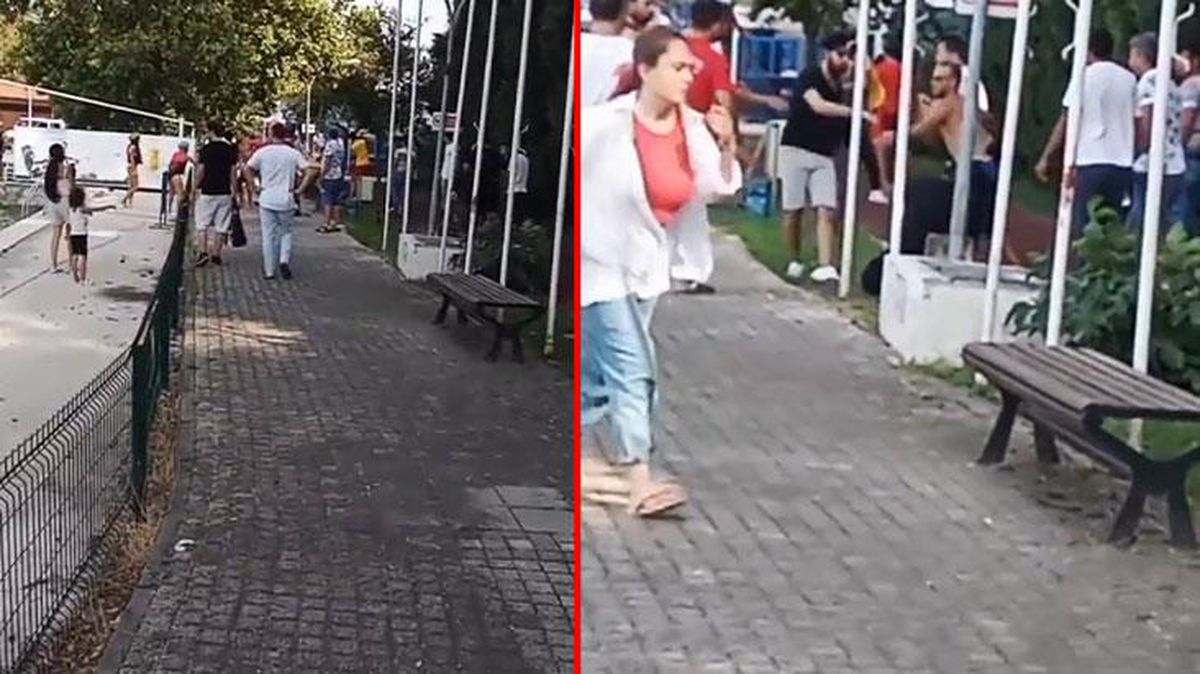 Su kayağı yapan eşinin fotoğrafının çekildiğini görünce deliye döndü