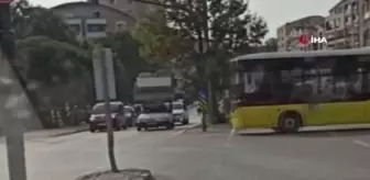 Bursa haberleri! Bursa'da mobilya yüklü tehlikeli yolculuk kamerada